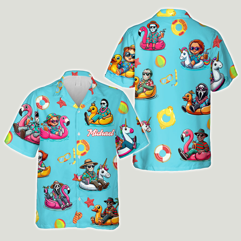 Horror Chilling - Personalized Hawaiian Shirt