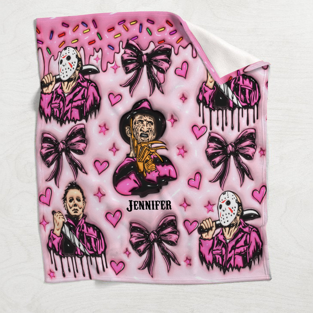 Horror Movie Fan - Personalized Blanket