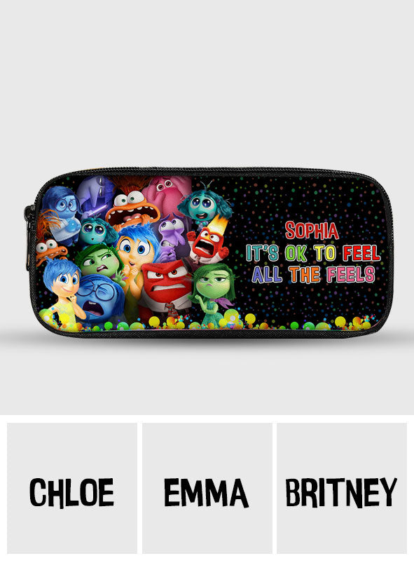 Your Feelings Are Valid - Personalized Pencil Case