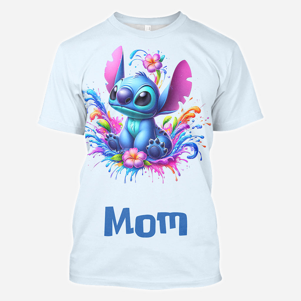 Blue Mother - Personalized Ohana All Over Shirt