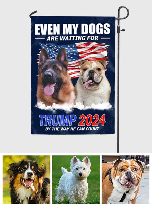 My Dog Can Count - Personalized Dog Garden Flag
