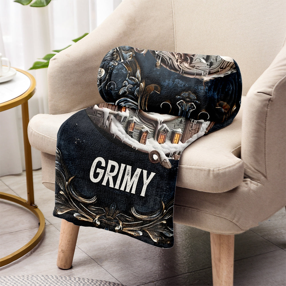 Nightmare Before Christmas - Personalized Nightmare Blanket