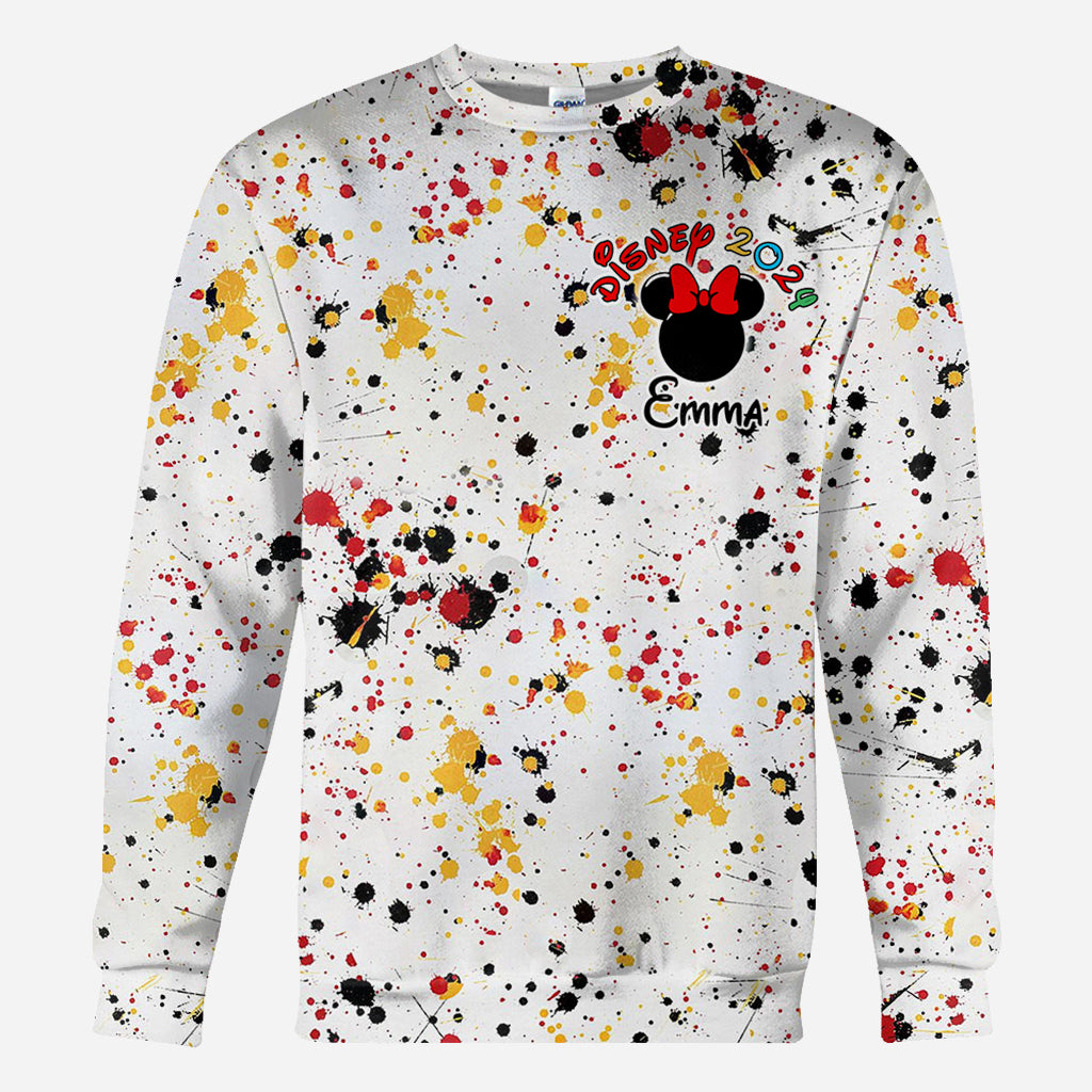 Family Vacation - Personalized Mouse All Over Shirt
