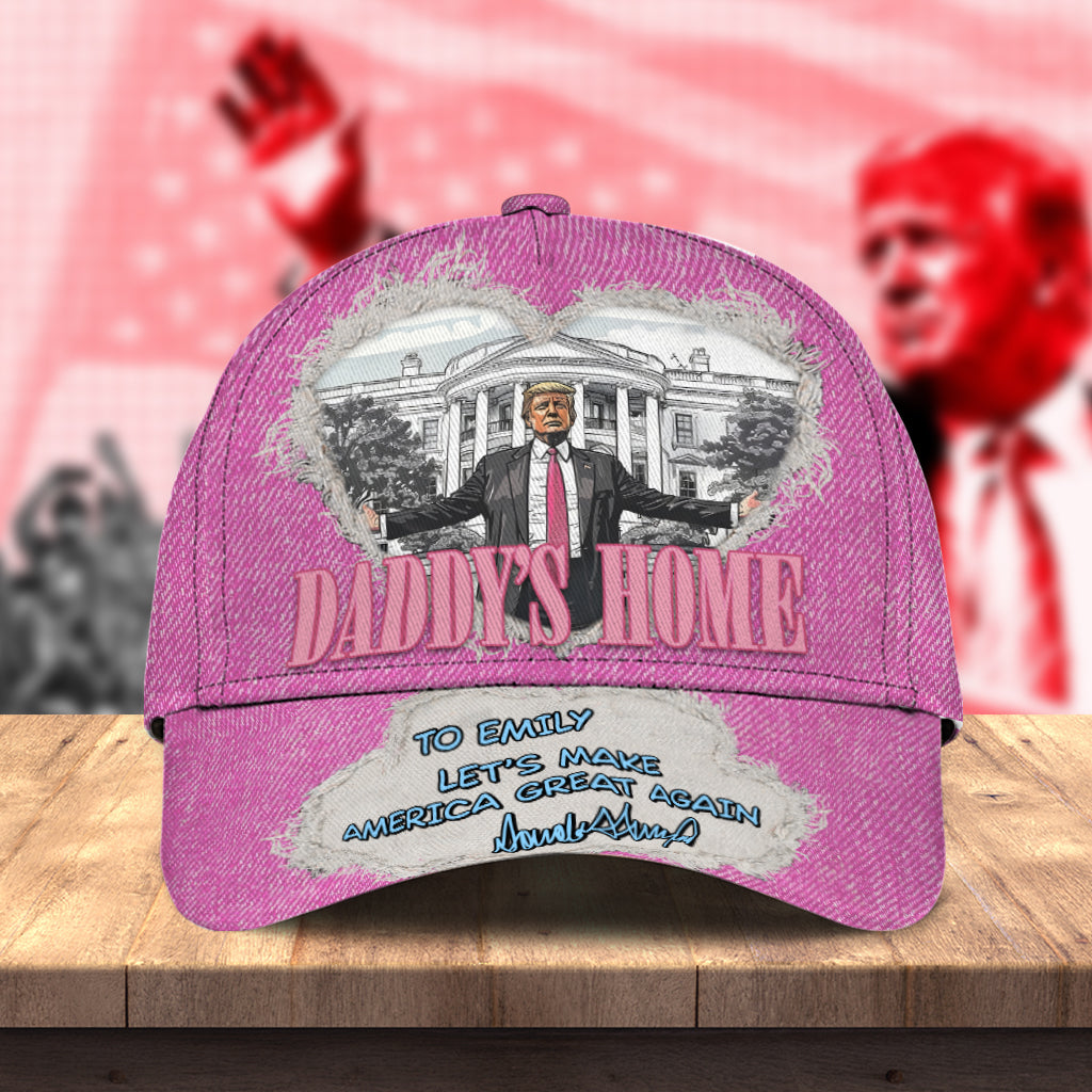 Daddy's Home - Personalized Classic Cap