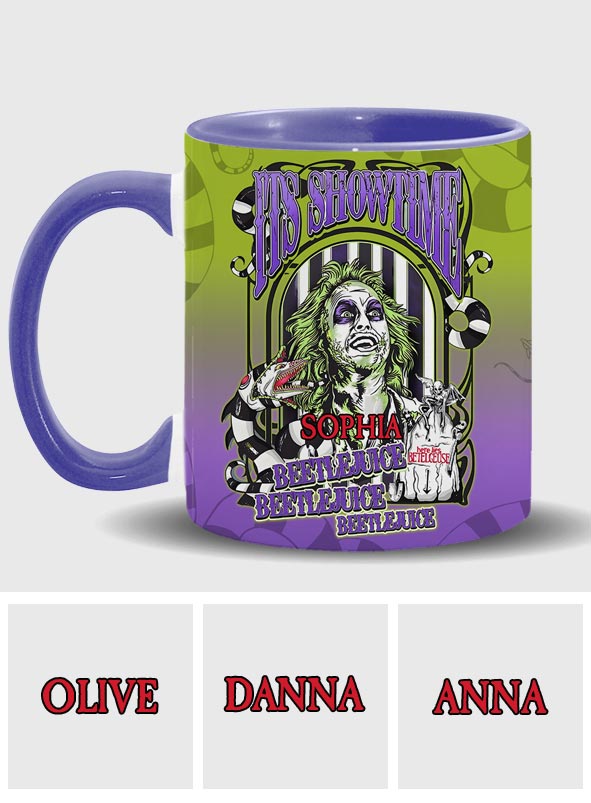 Never Trust The Living - Personalized Accent Mug
