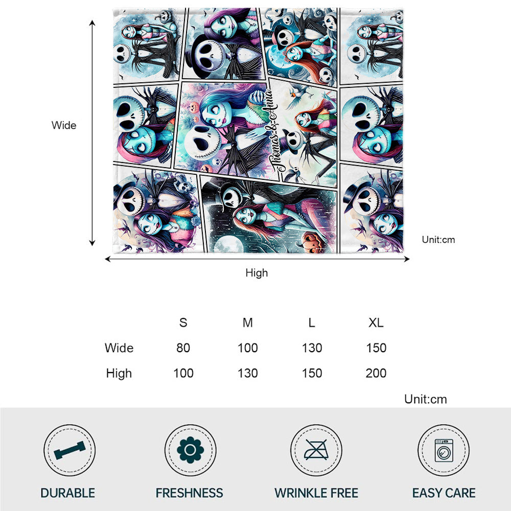 We're Simply Meant To Be - Personalized Nightmare Blanket