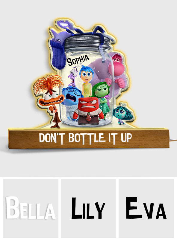 Don't Bottle It Up - Personalized Shaped Led Night Light