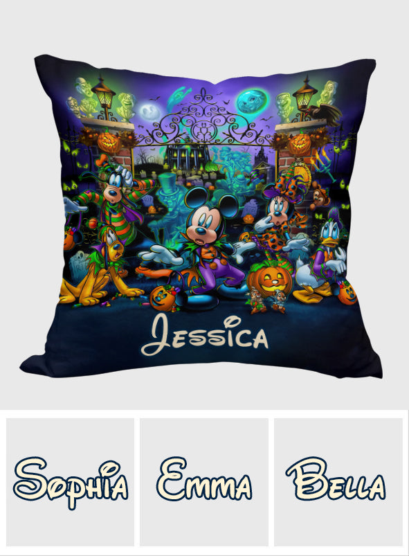 Welcome Foolish Mortals - Personalized Mouse Throw Pillow