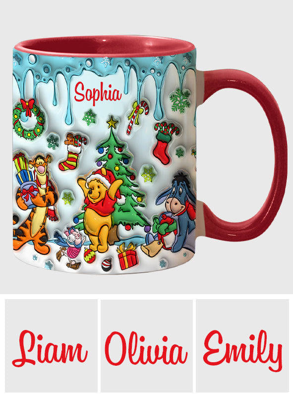 Merry Christmas - Personalized Mouse Accent Mug