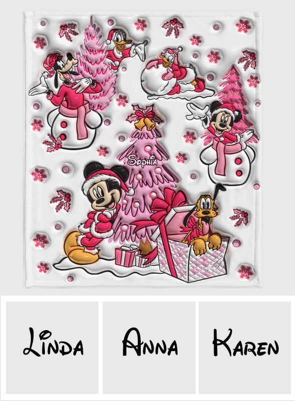 Let It Snow - Personalized Mouse Blanket