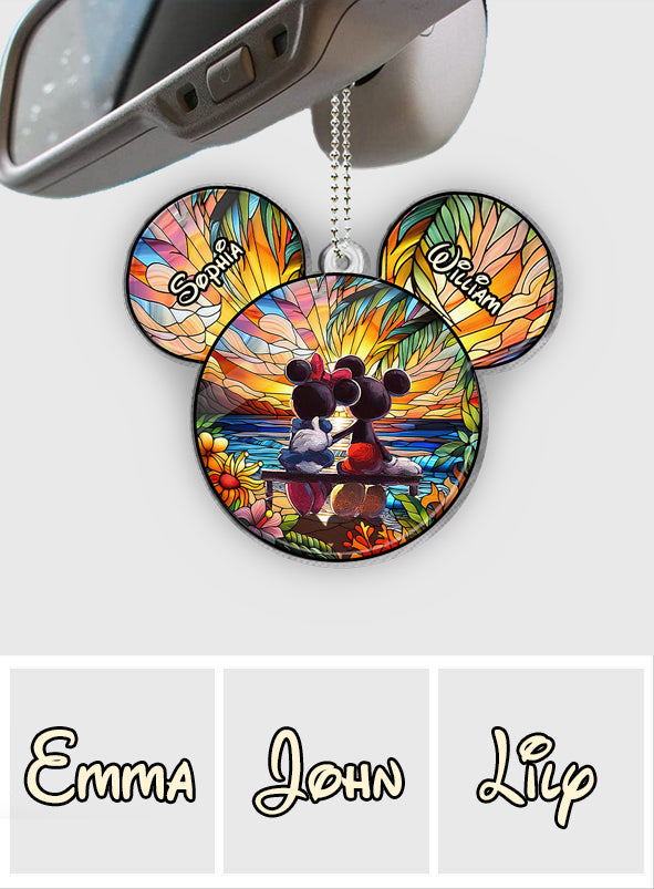 You And Me We Got This - Personalized Mouse Transparent Car Ornament