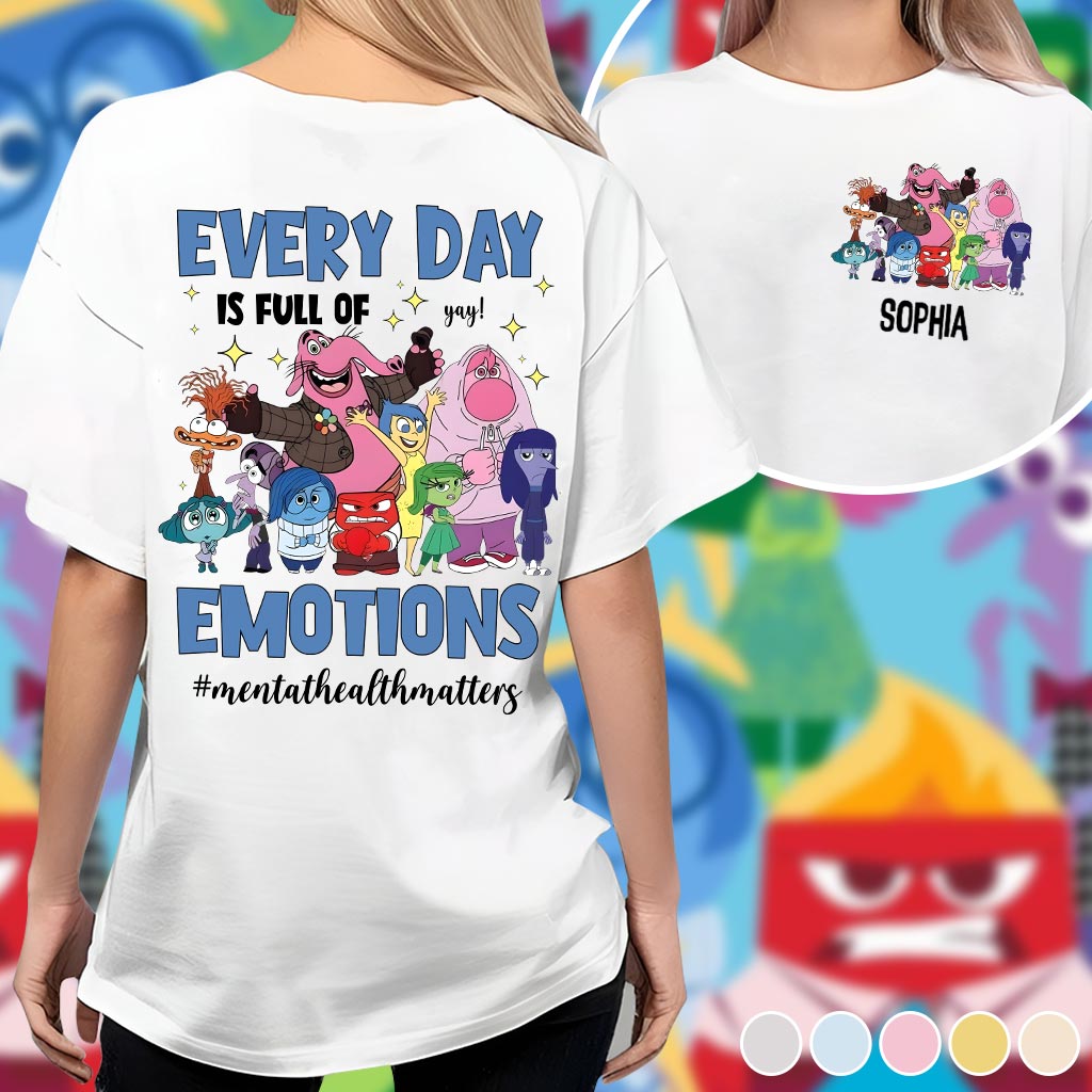 Everyday Is Full Of Emotions - Personalized All Over Shirt