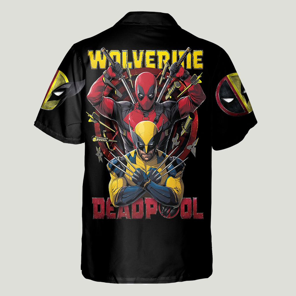 Red & Yellow Hero - Personalized The Psychopath Hawaiian Shirt