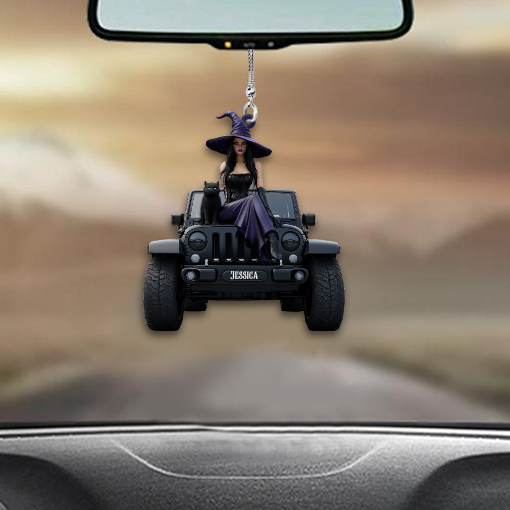 My Broom Broke So Now I Drive - Personalized Car Car Ornament