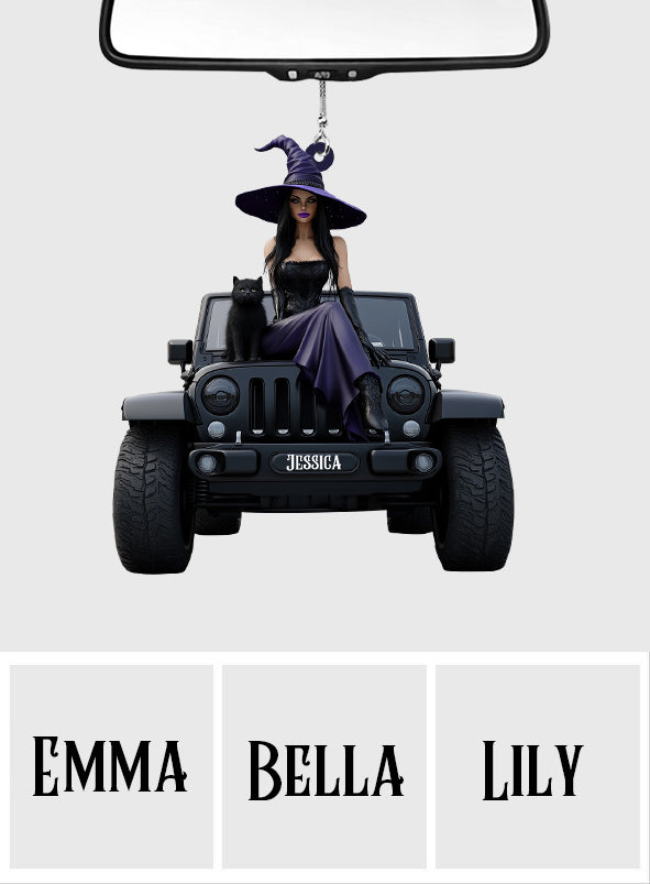 My Broom Broke So Now I Drive - Personalized Car Car Ornament