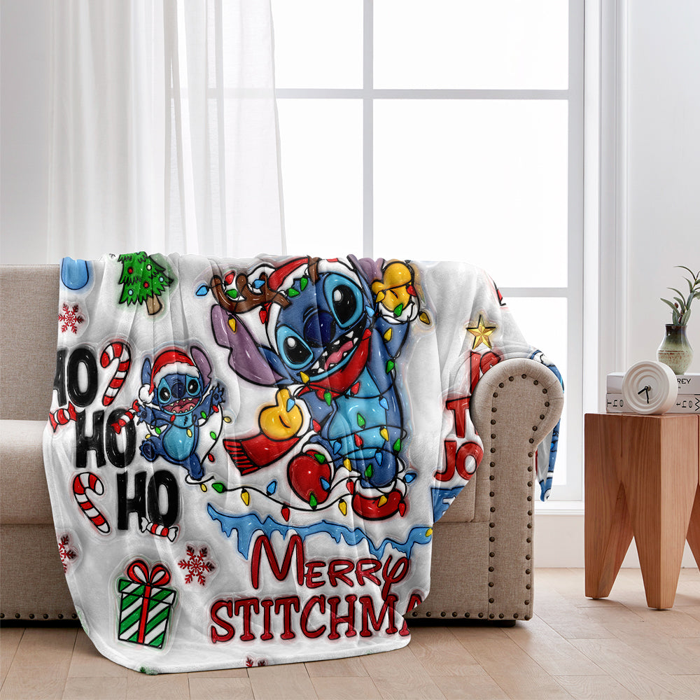 Merry Stichmas - Personalized Ohana Blanket