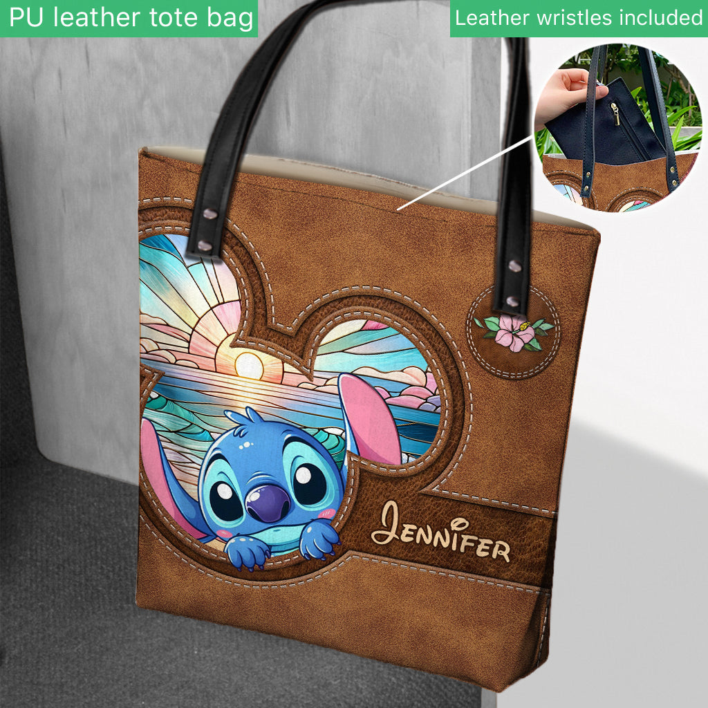 Beautiful Beach Landscape - Personalized Ohana Tote Bag