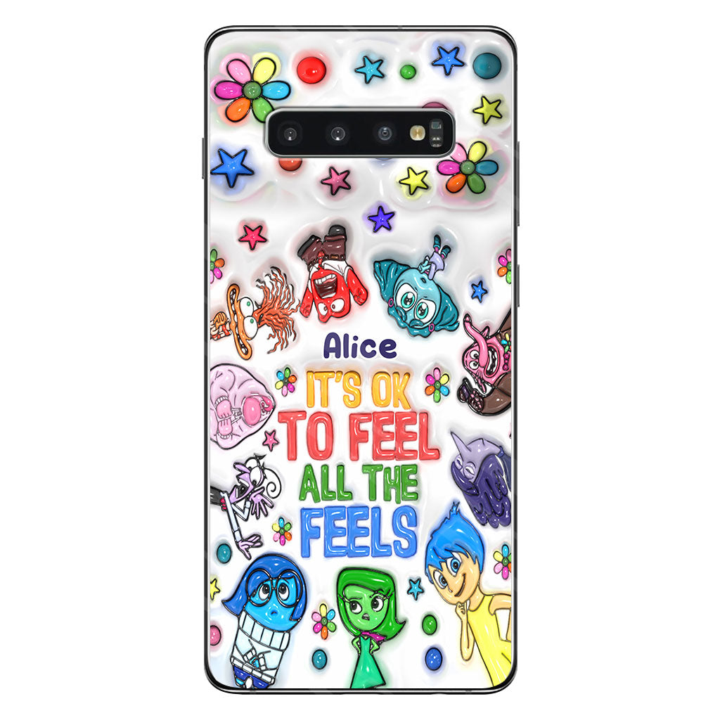 It's Ok To Feel All The Feels - Personalized Phone Case