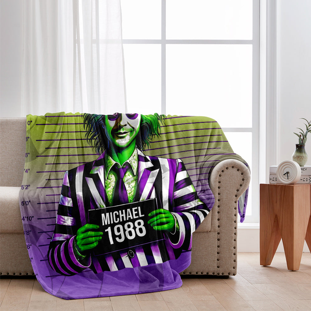 Funny Mugshot - Personalized Blanket