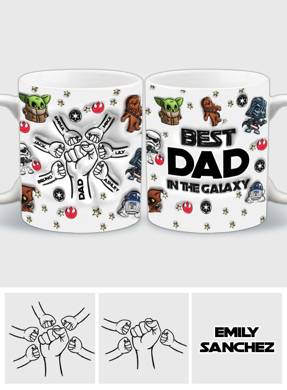 Best Dad Mom In The Galaxy - Personalized The Force Mug