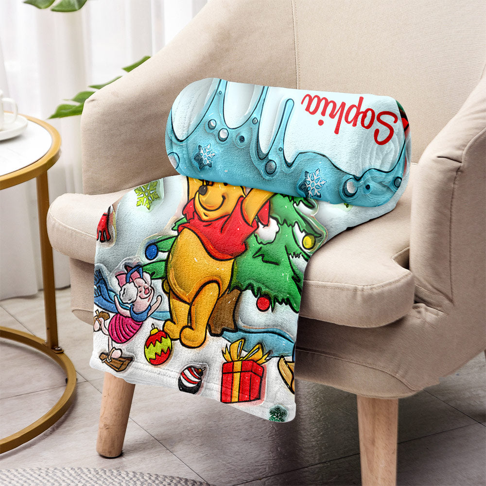 Merry Christmas - Personalized Mouse Blanket
