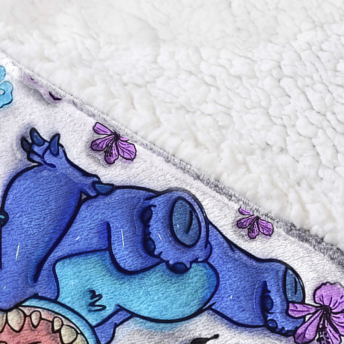 Purple Ohana - Personalized Ohana Blanket Hoodie