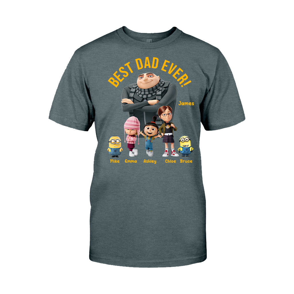 Best Dad Ever - Personalized Father T-shirt And Hoodie