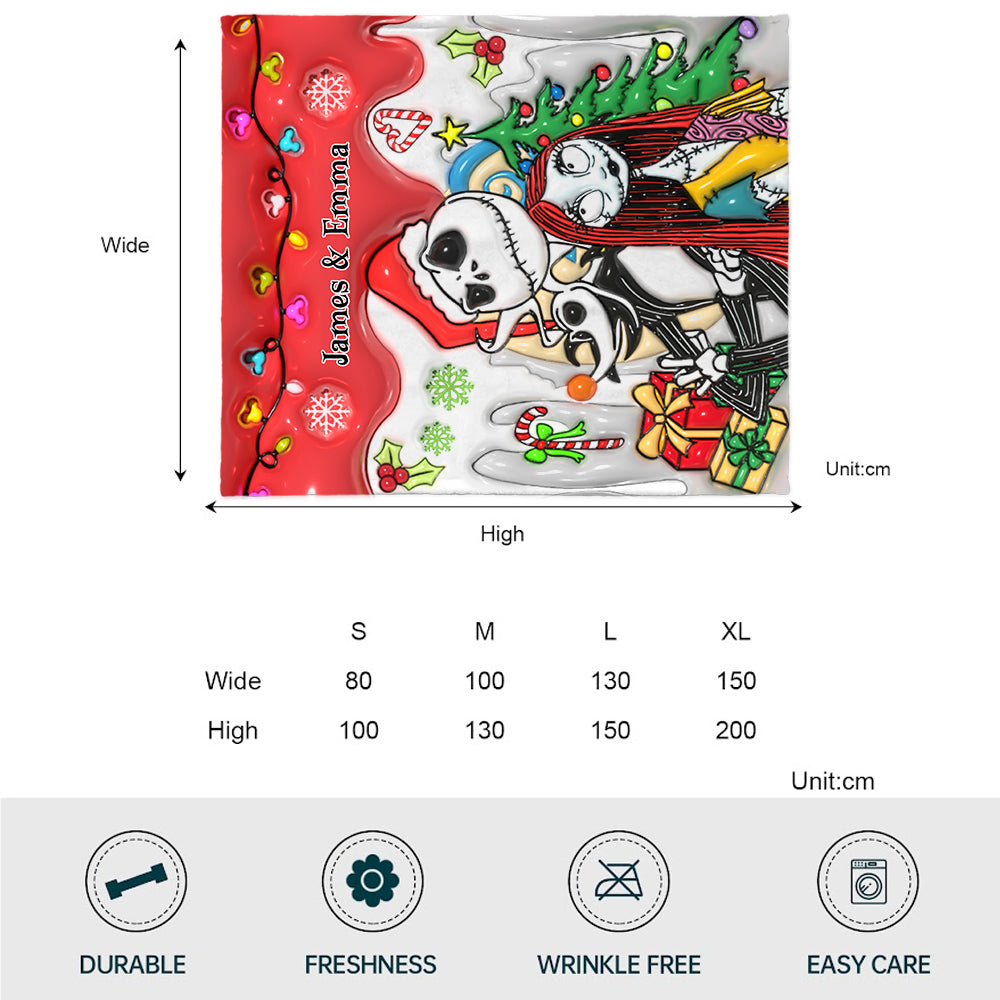We're Simply Meant To Be - Personalized Nightmare Blanket