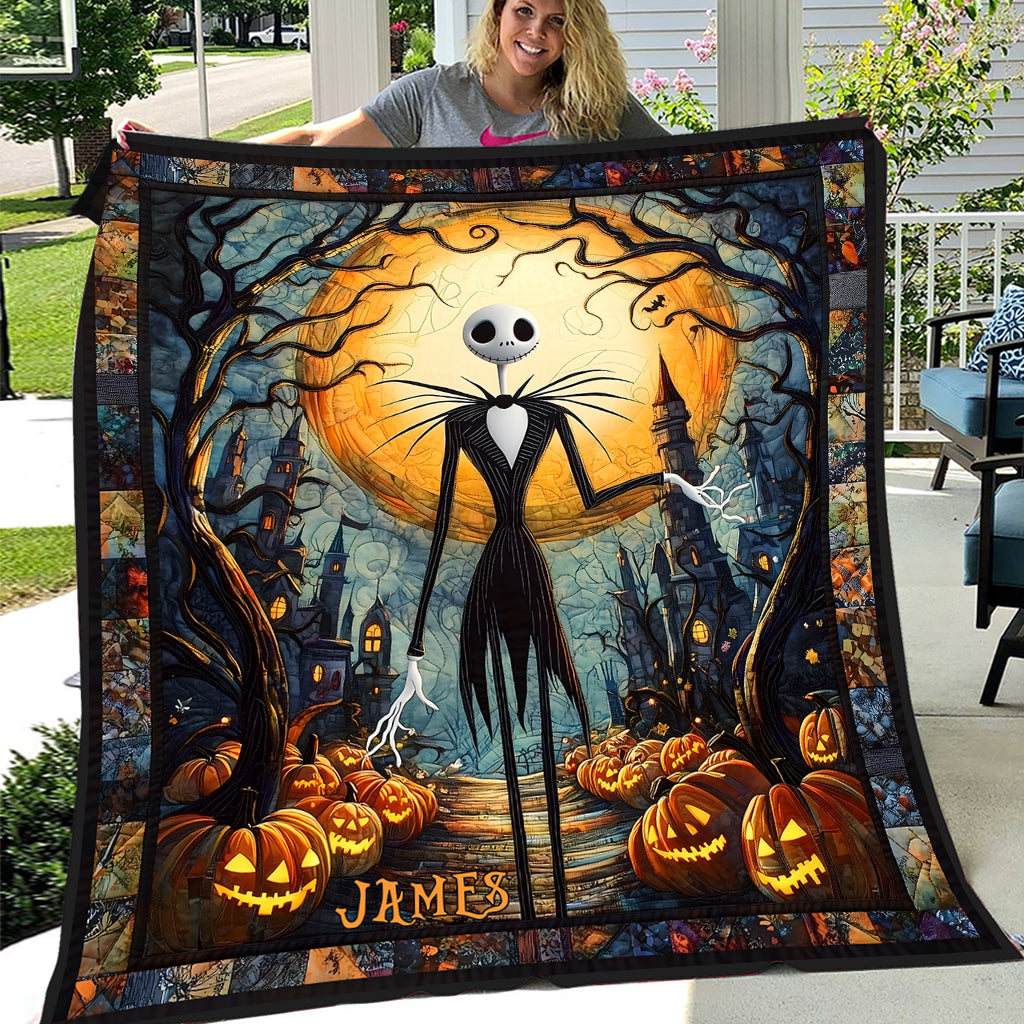 The Pumpkin King - Personalized Nightmare Quilt