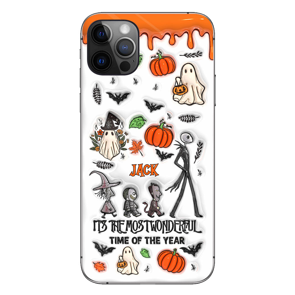 It's The Most Wonderful Time Pumpkin King - Personalized Nightmare Phone Case