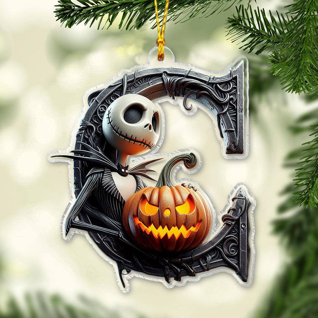 Nightmare Alphabet - Personalized Nightmare Transparent Ornament