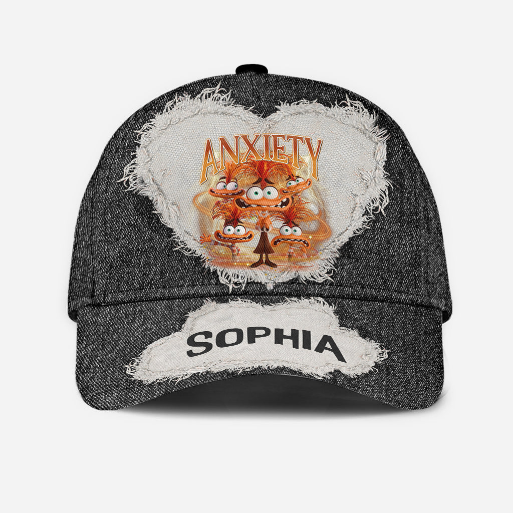 Anxiety Emotion Bootleg - Personalized Classic Cap