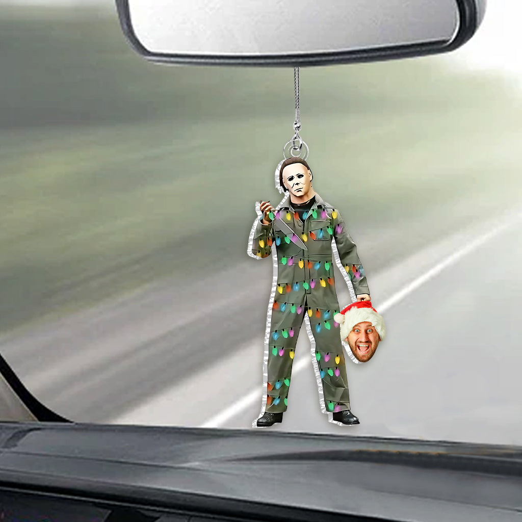 Happy Halloween - Personalized One-sided Custom Shaped Car Ornament