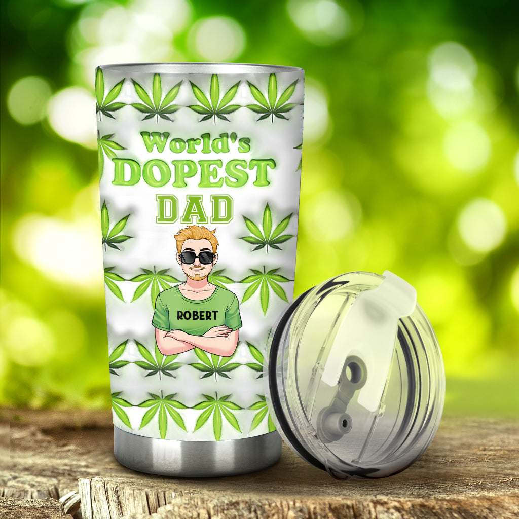 Dopest Dad Ever - Personalized Father Tumbler