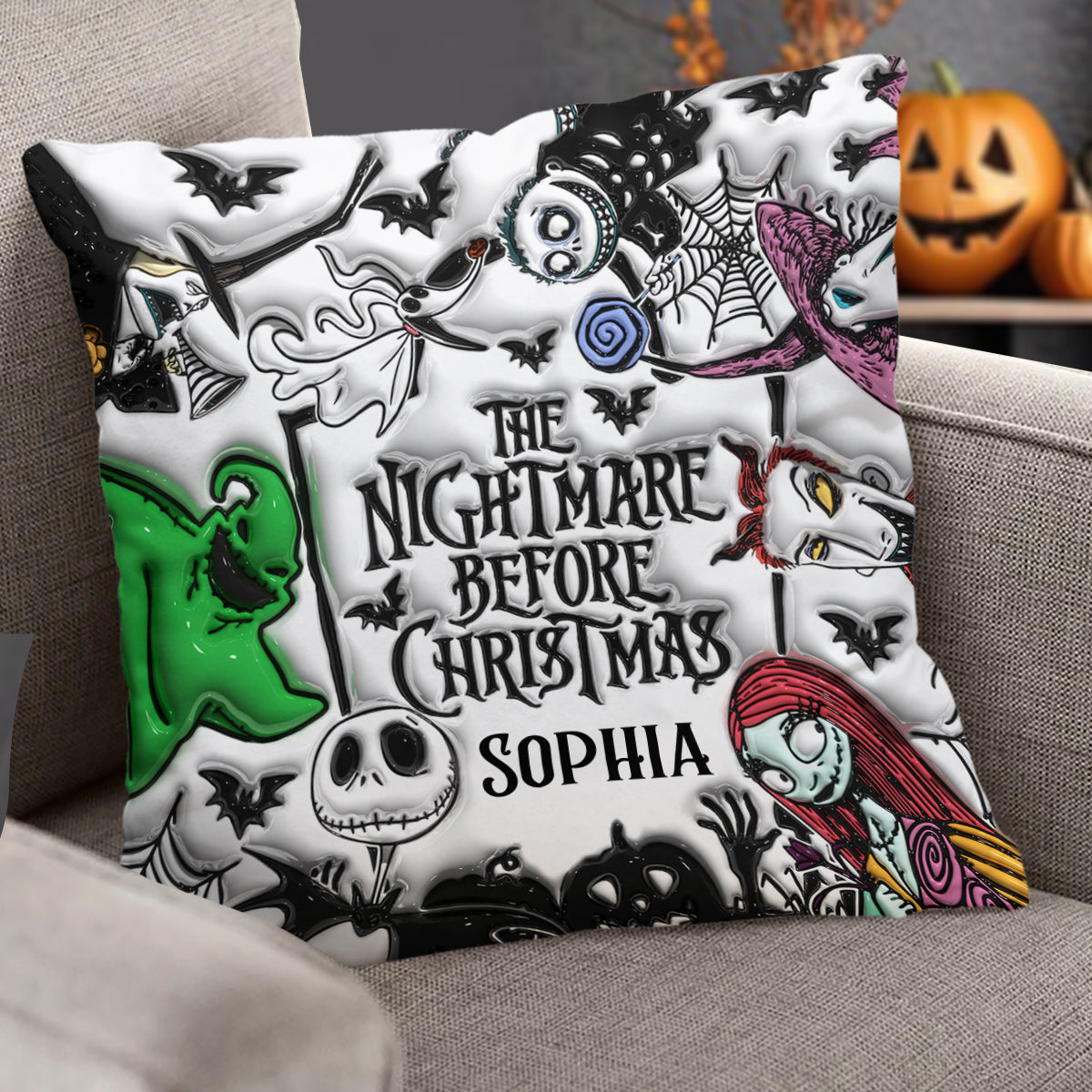 The Nightmare - Personalized Nightmare Throw Pillow