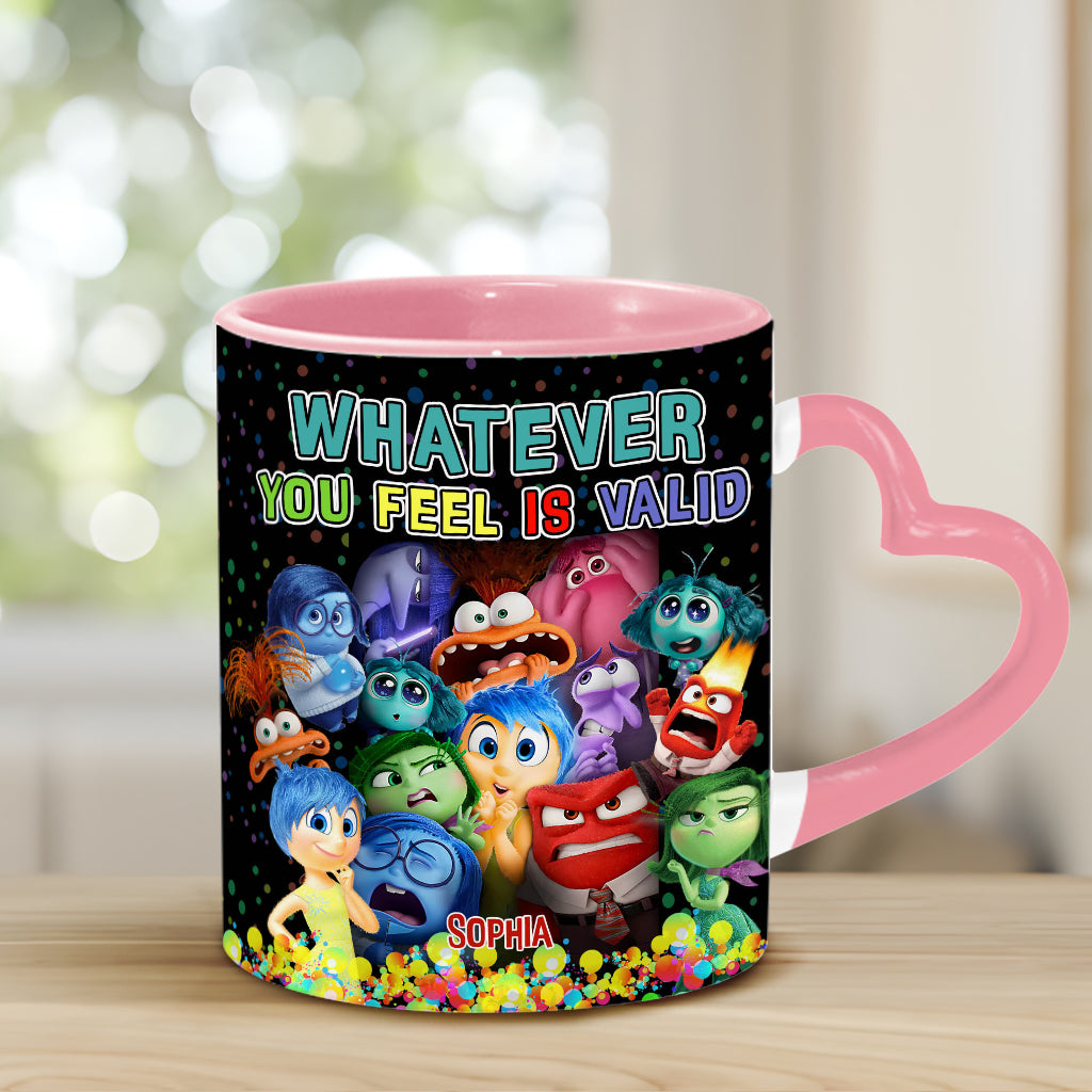 You're Valid - Personalized Heart Handle Mug
