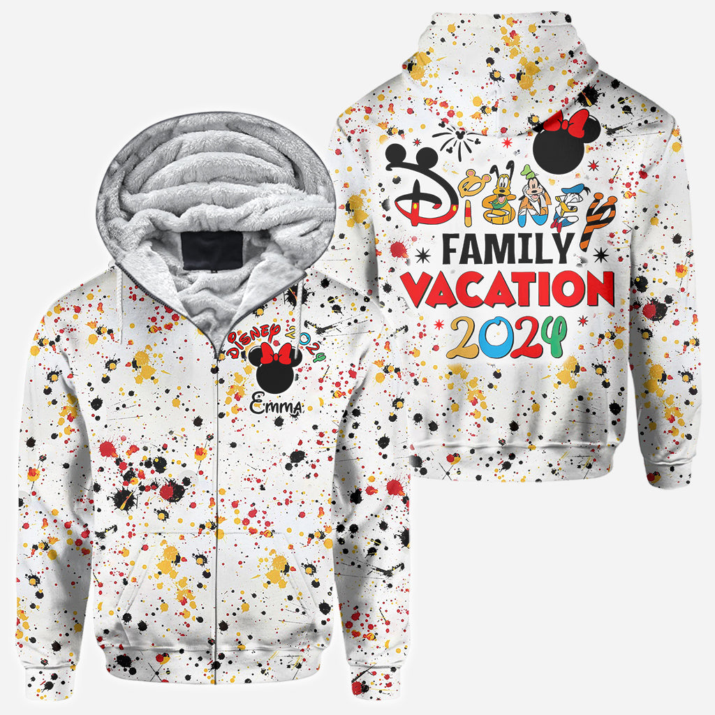 Family Vacation - Personalized Mouse All Over Shirt