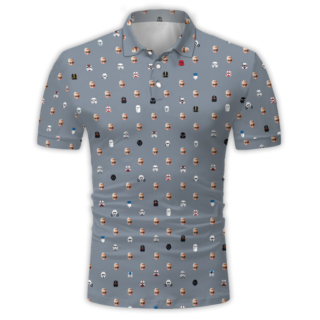 I Am Thier Dad - Personalized The Force Polo Shirt