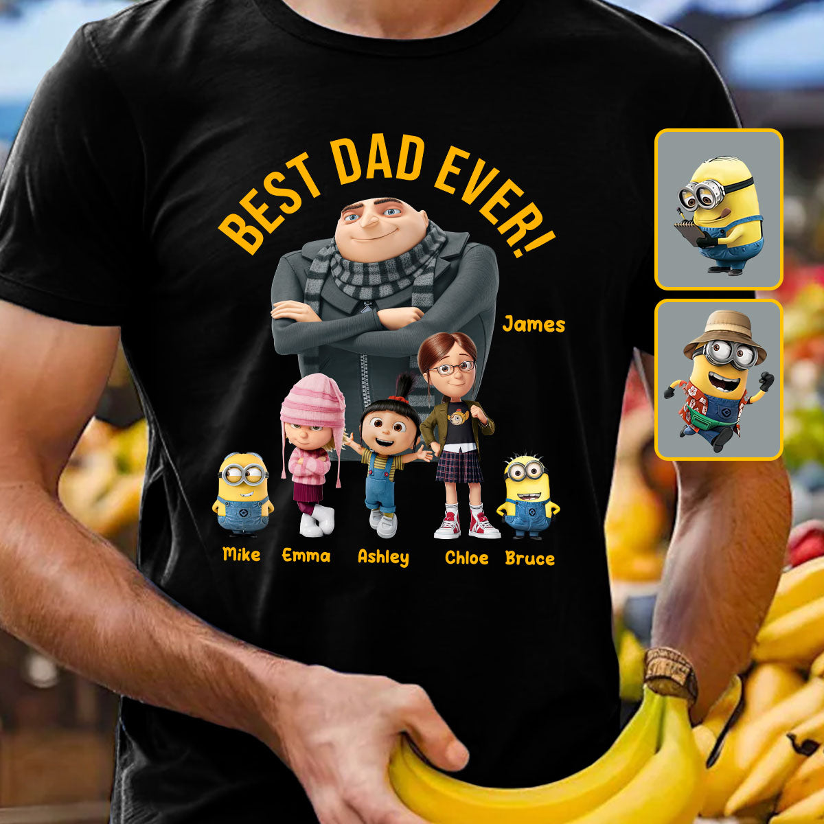 Best Dad Ever - Personalized Father T-shirt And Hoodie