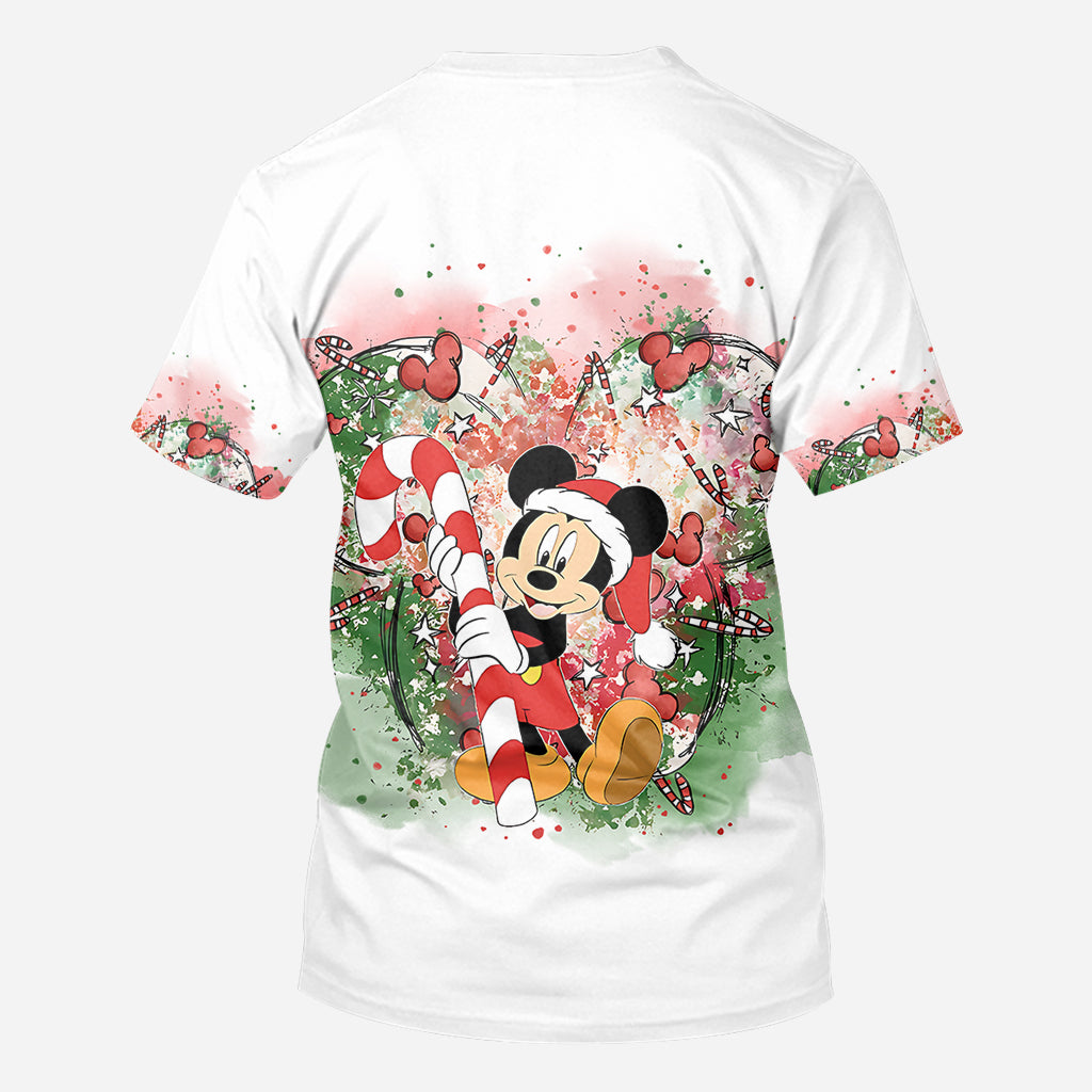Merry Christmas - Personalized Mouse All Over Shirt