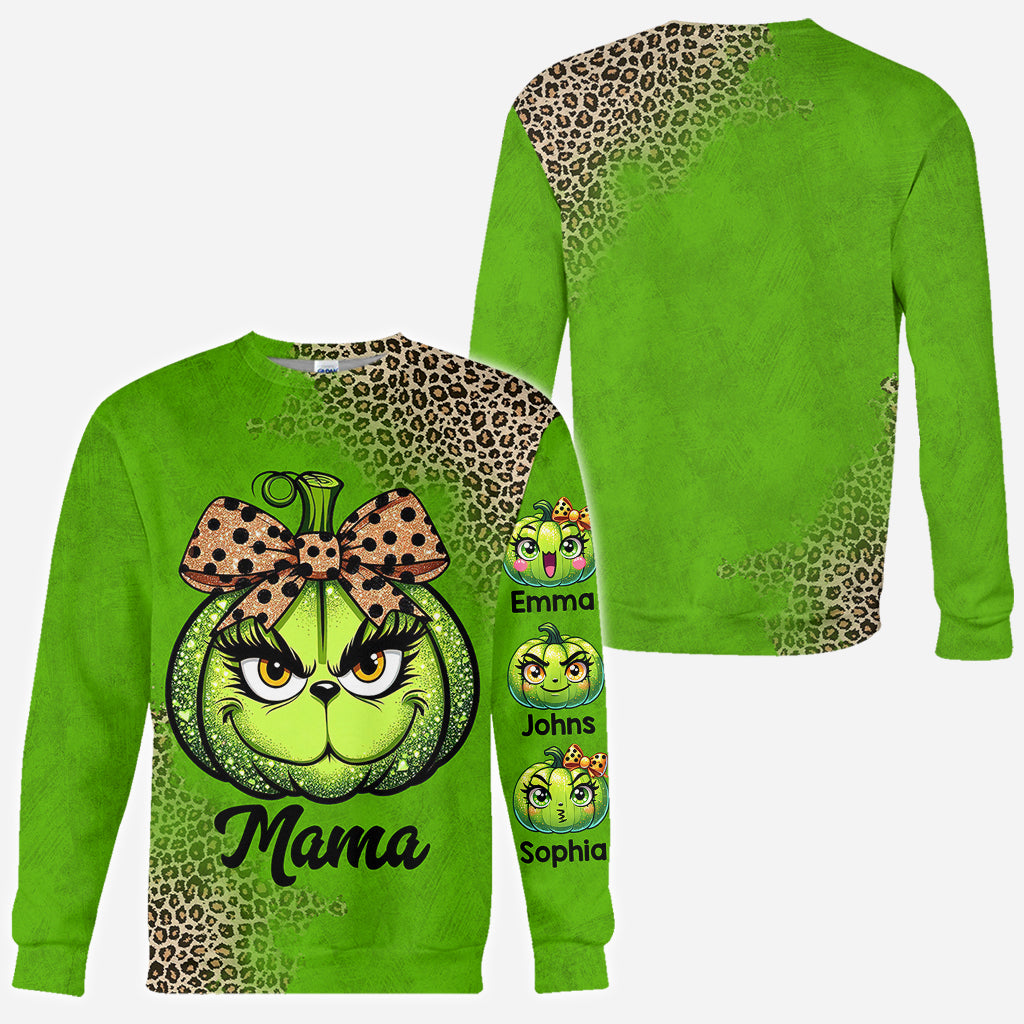 Grinchy Mama - Personalized Mother All Over Shirt