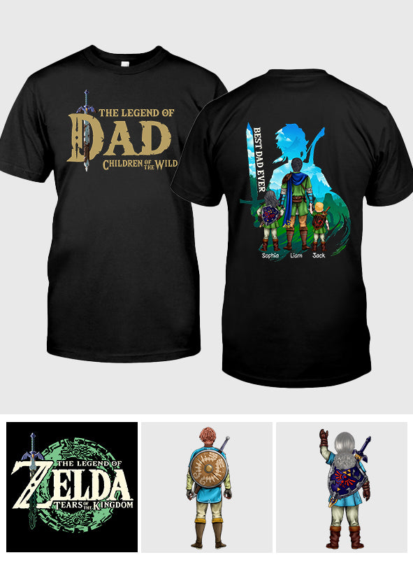 The Legend Of Dad The Hero's Legend T-shirt And Hoodie