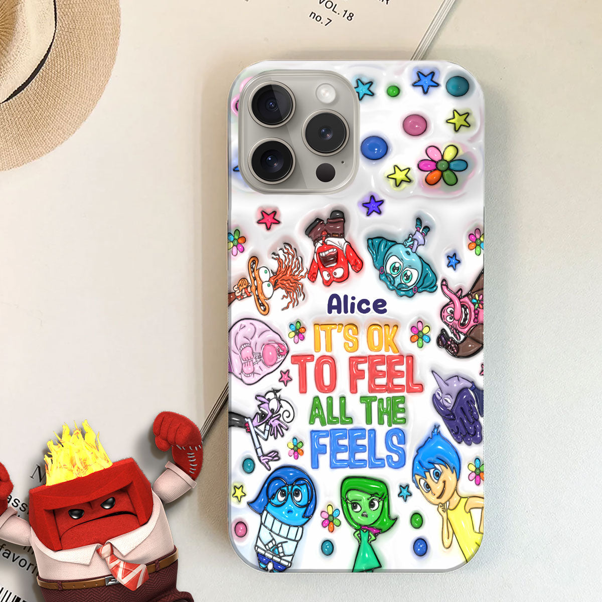 It's Ok To Feel All The Feels - Personalized Phone Case