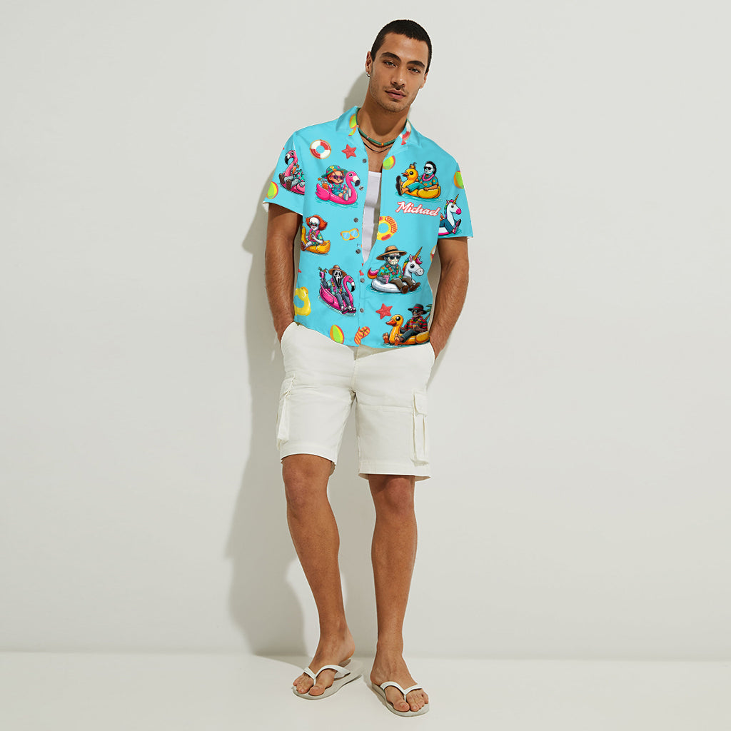 Horror Chilling - Personalized Hawaiian Shirt
