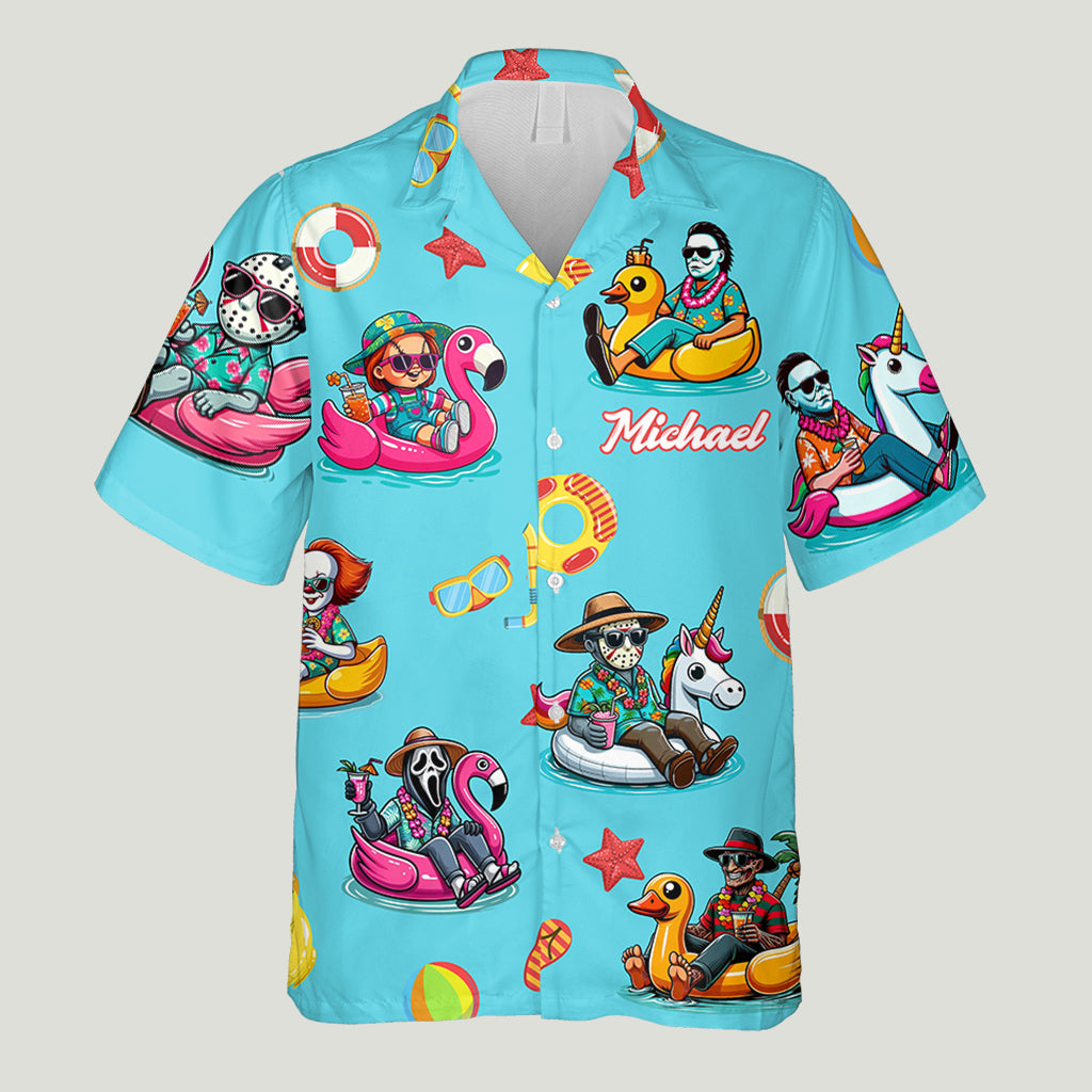 Horror Chilling - Personalized Hawaiian Shirt