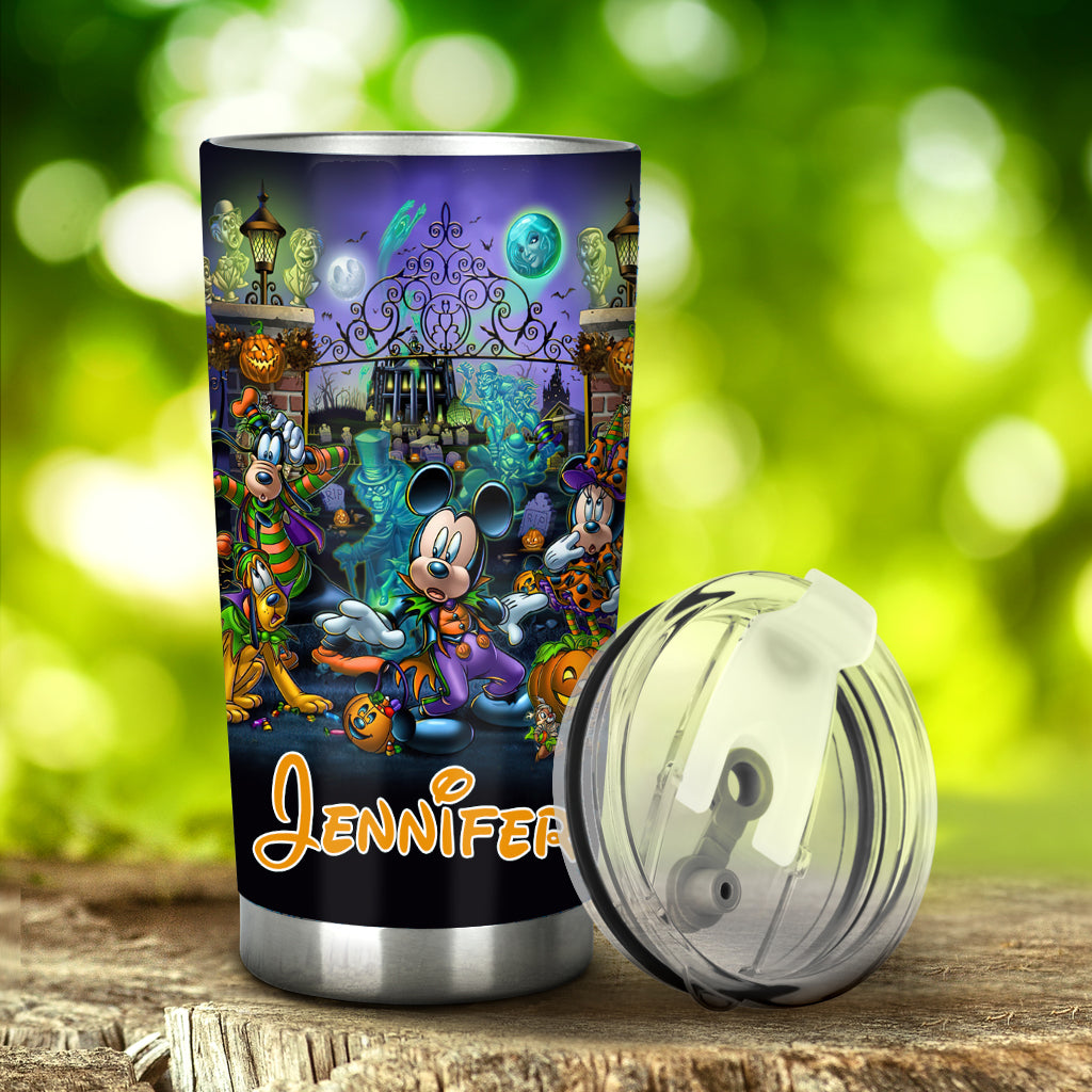 Welcome Foolish Mortals - Personalized Mouse Tumbler