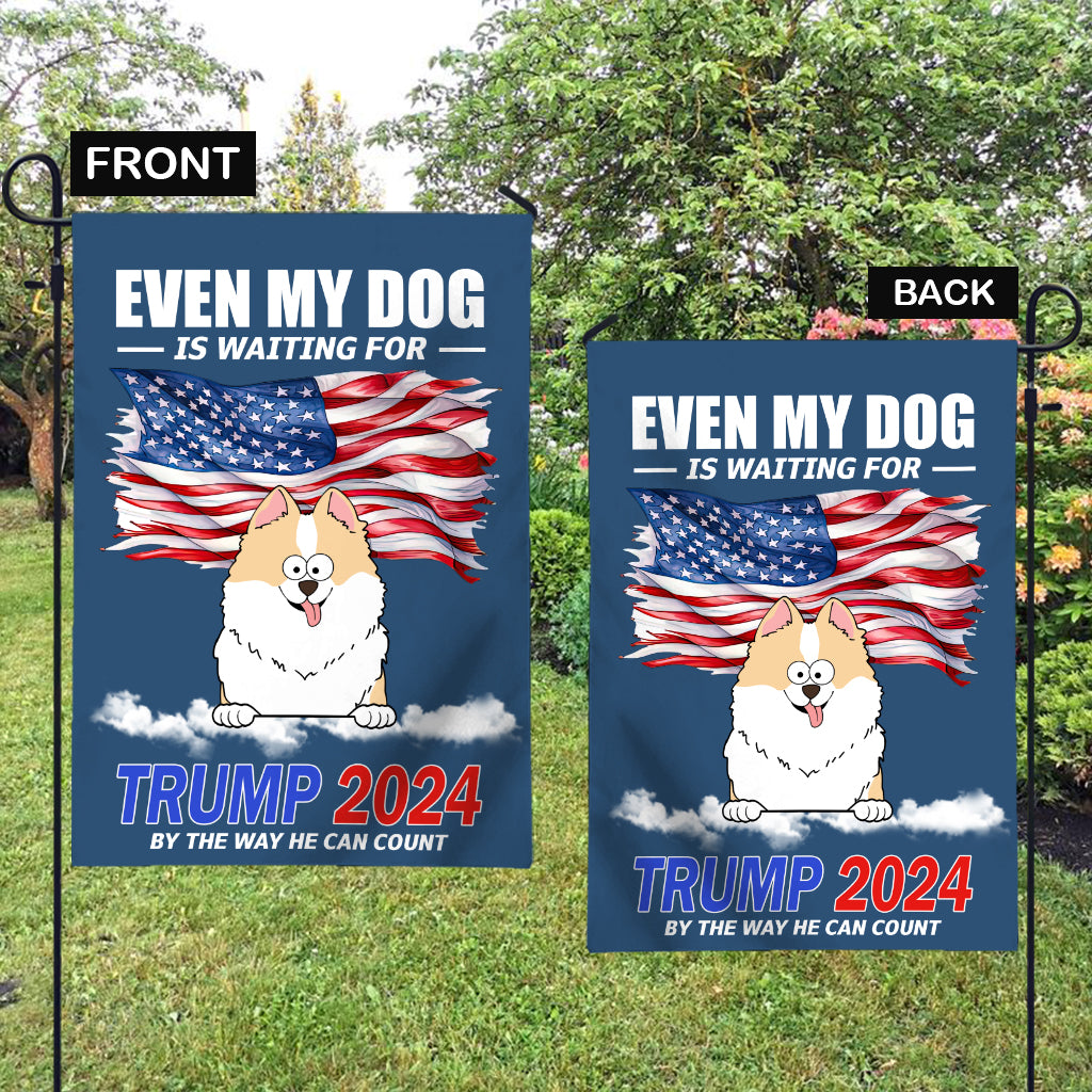 My Dog Can Count - Personalized Dog Garden Flag