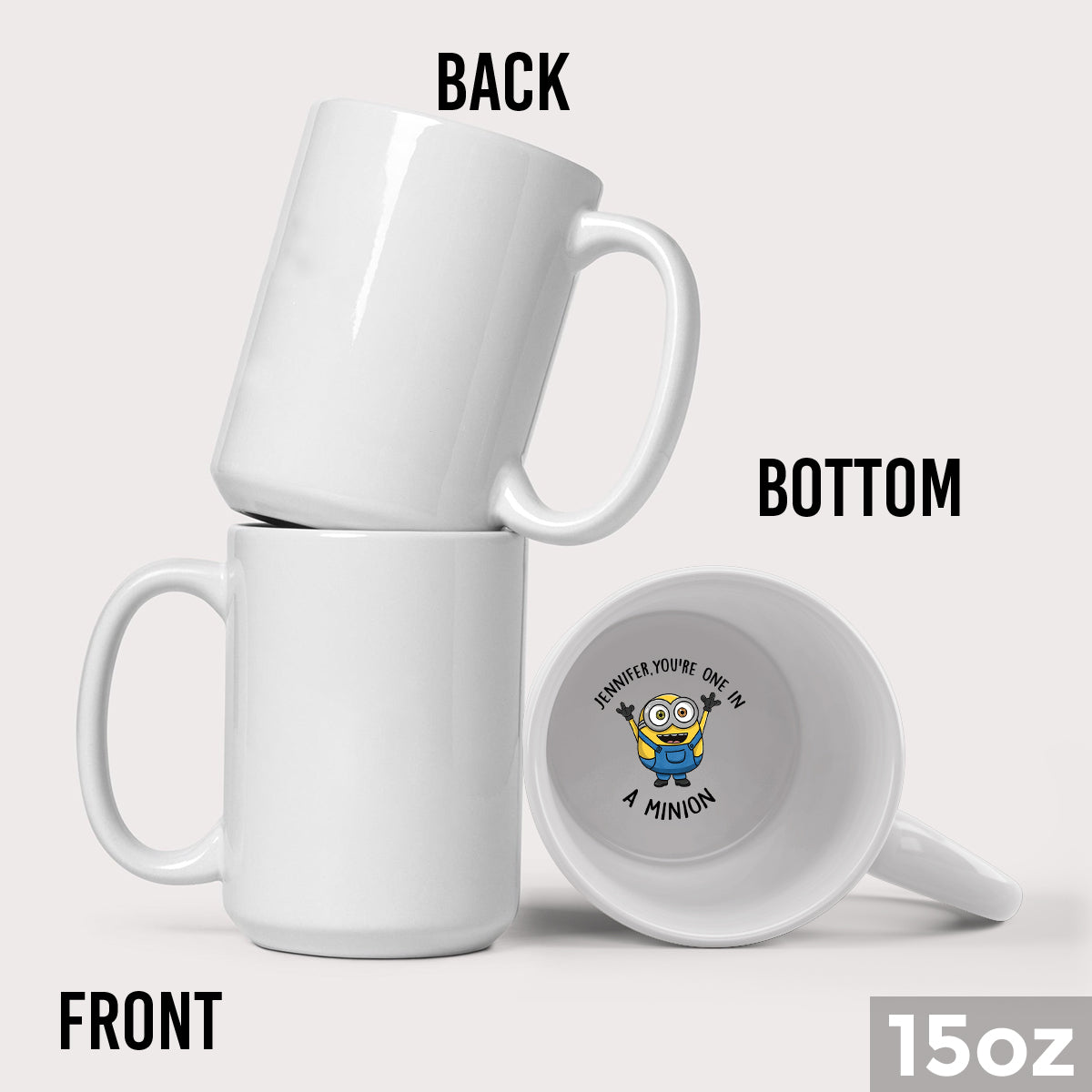 You're One in a Minion - Personalized Hidden Message Mug