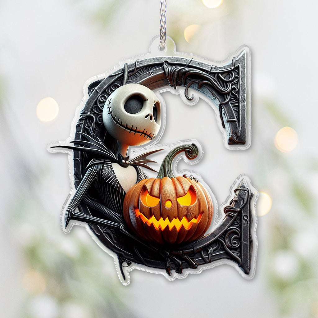 Nightmare Alphabet - Personalized Nightmare Transparent Ornament