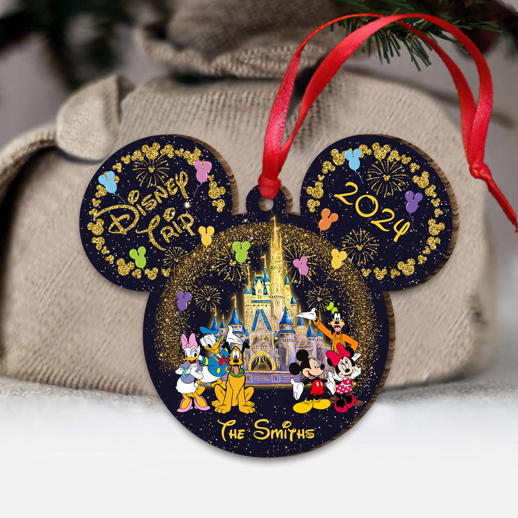 Family Trip Any Photo - Personalized Mouse Ornament